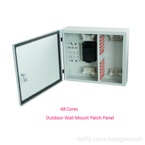 48 Cores Outdoor Wall Mounted Optic Fiber Distribution Box